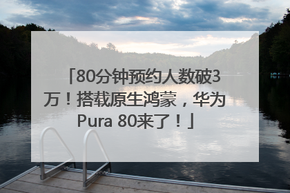 80分钟预约人数破3万！搭载原生鸿蒙，华为Pura 80来了！