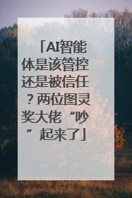 AI智能体是该管控还是被信任？两位图灵奖大佬“吵”起来了